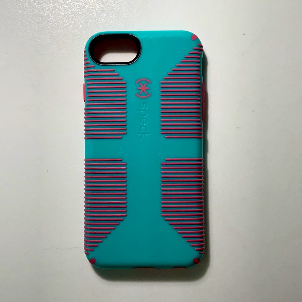 Speck phone case for iPhone 6 7 8 turquoise pink